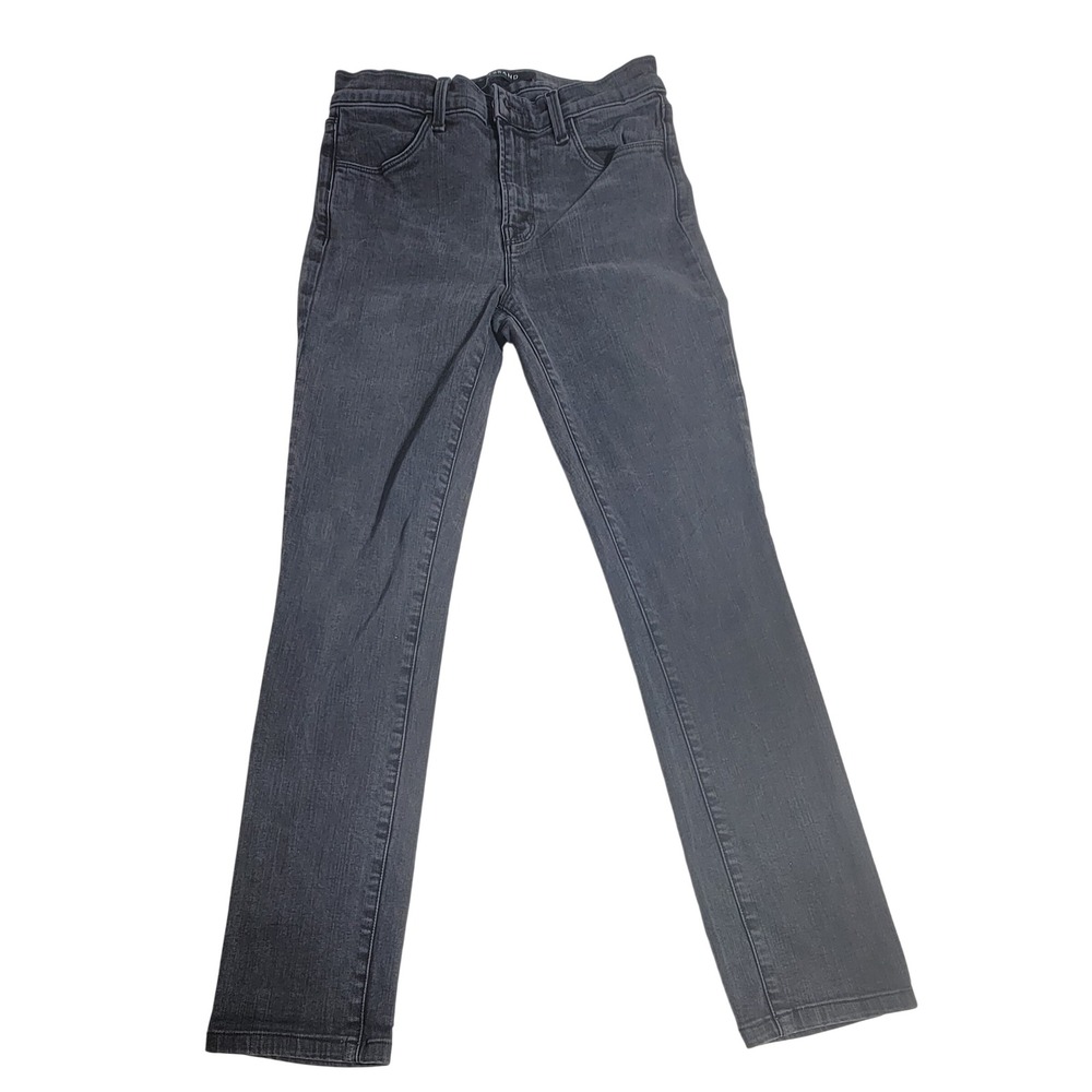 J Brand Women Gray Slim Straight Leg Stretch Denim Jeans Charcoal size 27